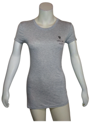 Zenana Outfitters Girls’ Grey “Mapquest” Short Sleeve Shirt, Size Medium