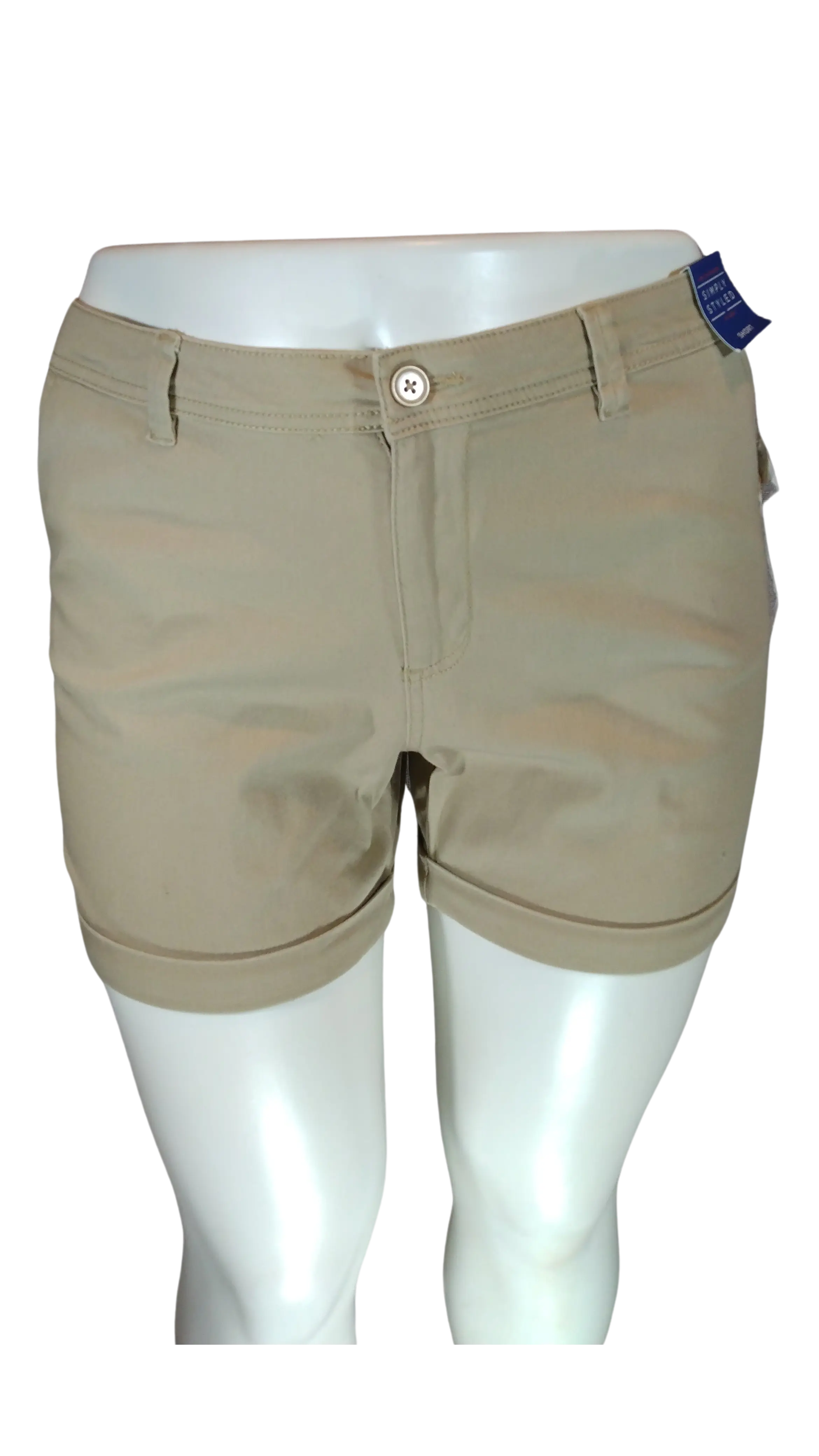 Simply Styled by Sears Women’s Tan Shorts, Size 16