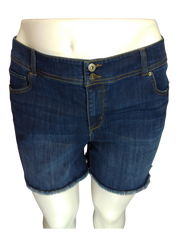 Style&Co Women’s Blue Cut-off Mid Rise Shorts, Size 18W