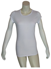 Diva General Collection Women’s White Short Sleeve Shirt, Size Small
