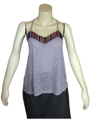 Urban Doll Women’s Purple Sheer Top, Size Medium