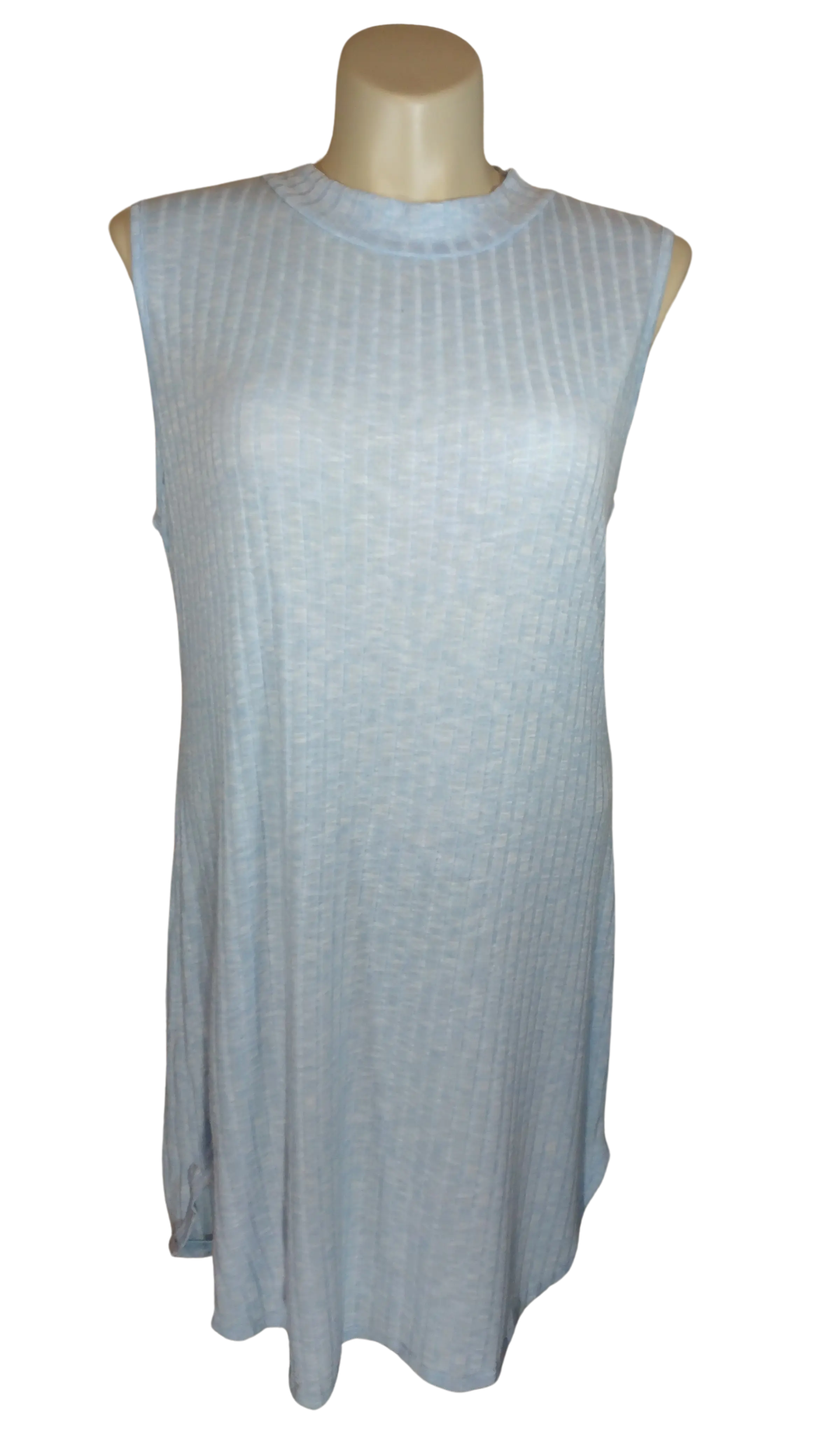 Dice Women’s Baby Blue Knit Dress, Size 2X