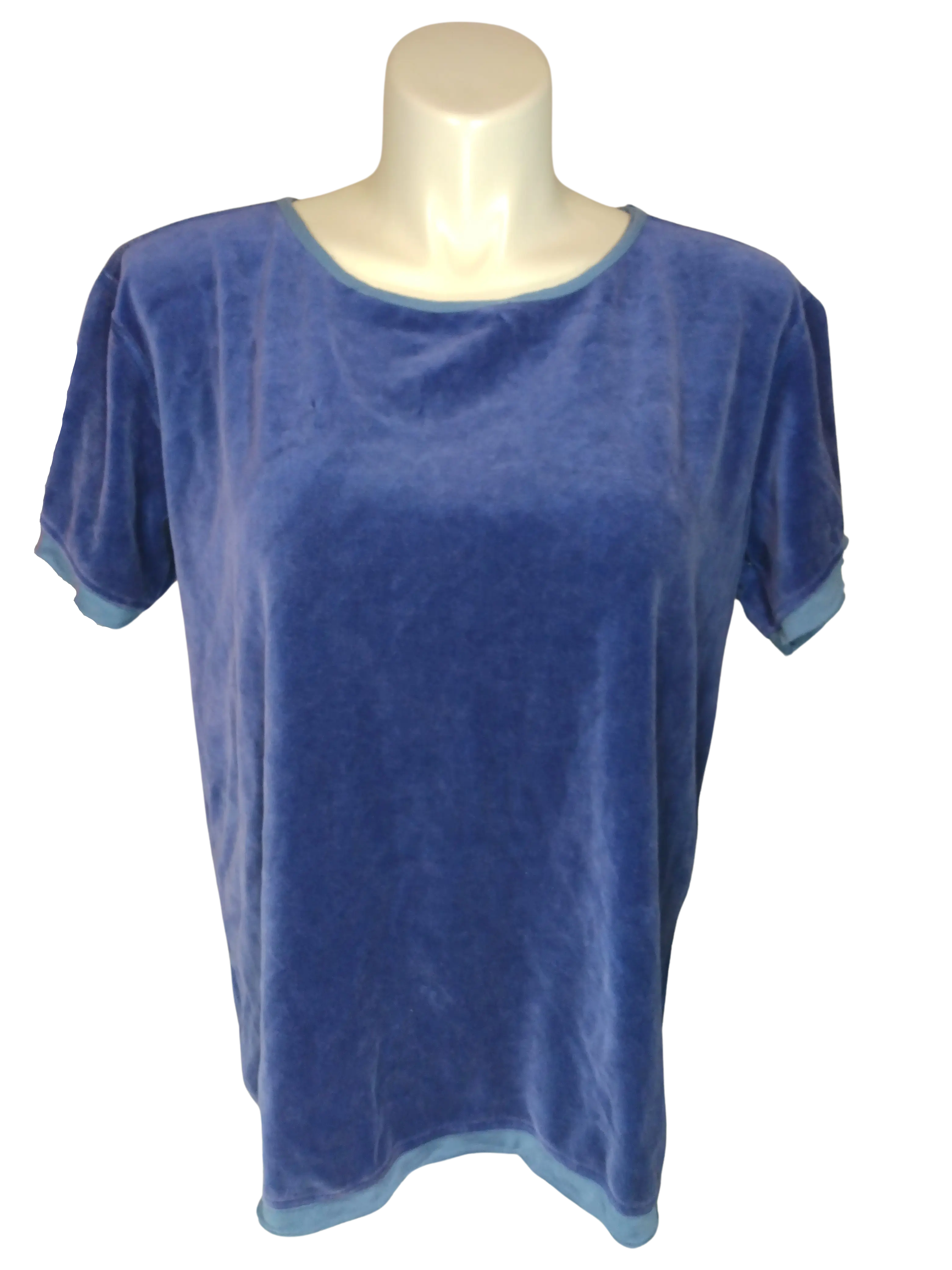 Diva General Collection Women’s Purple Velour Top, Size 2X
