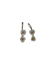 Gold Tone Enamel Flower Drop Earrings – Lonna & Lilly Fashion Jewelry for Women