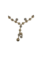 Gold-Tone Rhinestone Dangle Necklace & Earring Set – Charter Club Fashion Jewelry for Women