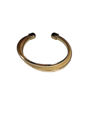 Diva General 3-Band Rhinestone Bracelet – Gold-Tone Fashion Jewelry for Layered Glam