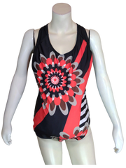 Nextmia Women’s Multi Flower Bathing Suit, Size 5X