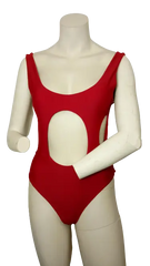 Diva General Collection Women’s Red One Piece Swimsuit, Size Medium