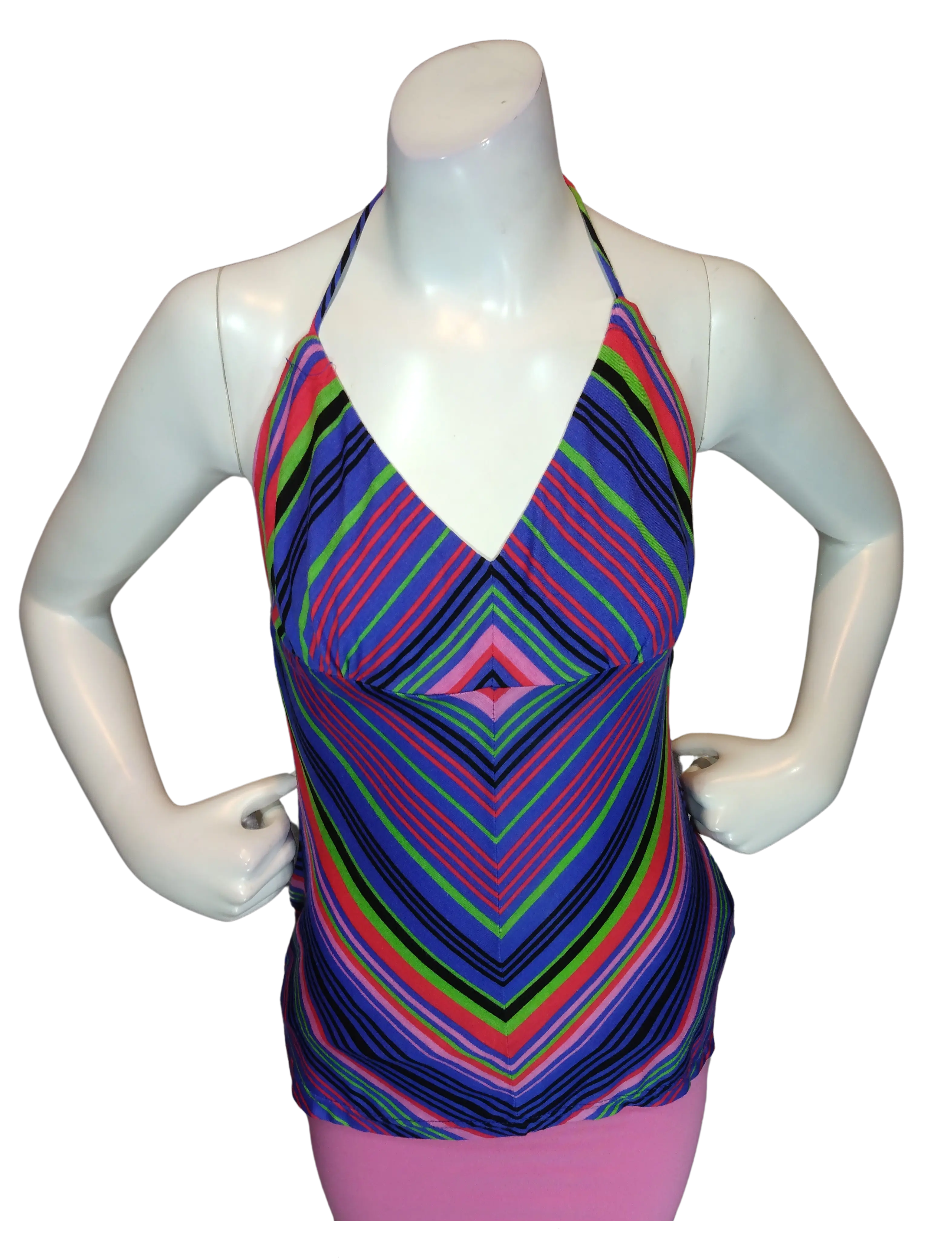 Diva General Collection Girls’ Multi Halter Top, Size Small