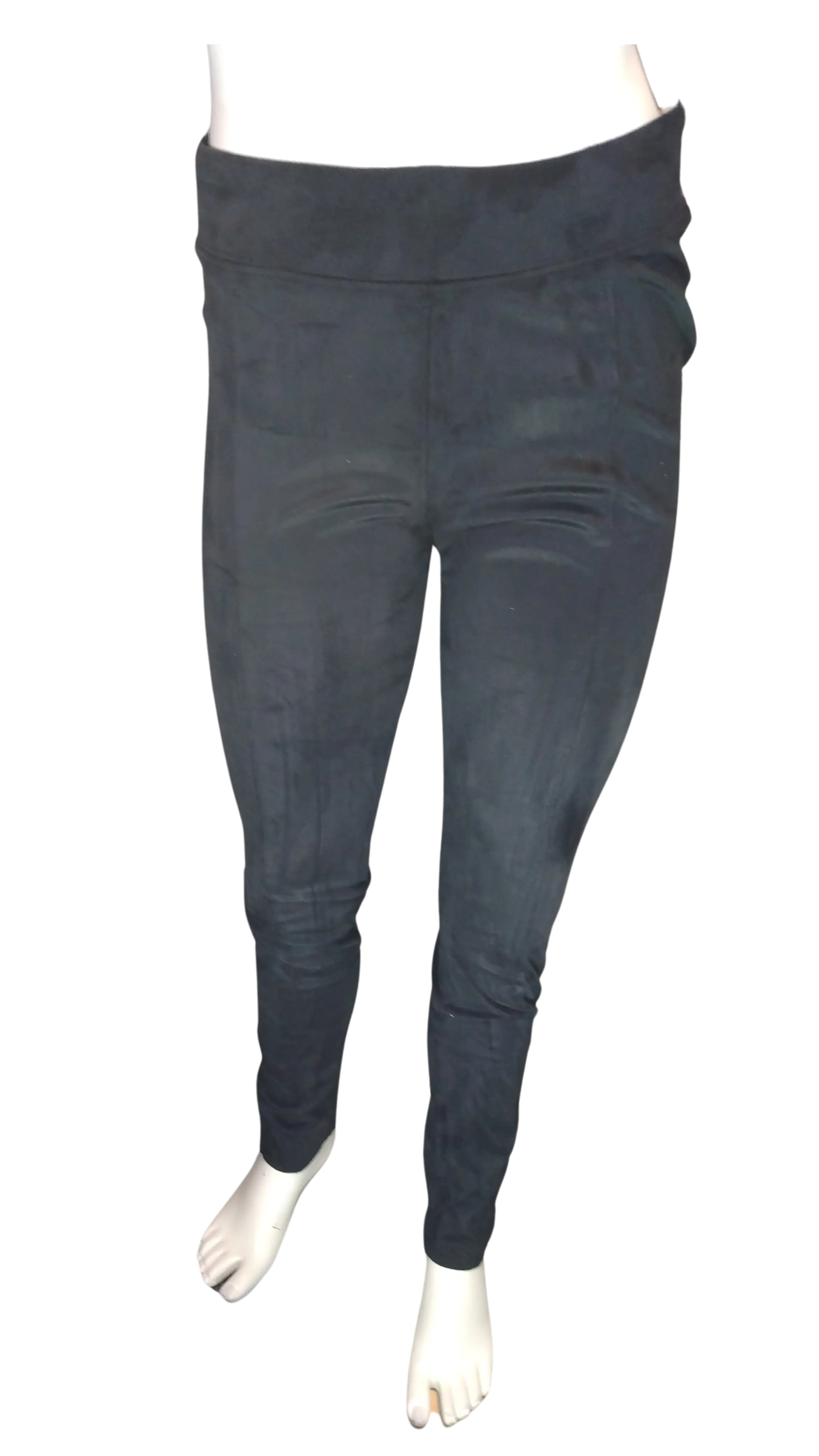 Simply Styled by Sears Girls’ Black Faux Suede Zip Ankle Pant, Size XS