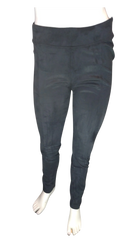 Simply Styled by Sears Girls’ Black Faux Suede Zip Ankle Pant, Size XS