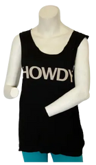 WildFox Women’s Black “Howdy” Tank Top, Size Small