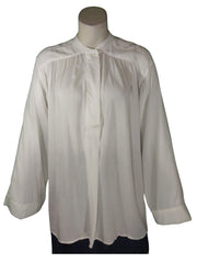 Love In Women’s White Long Sleeve Blouse, Size Medium