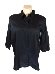 Zenana Outfitters Women’s Black Long Sleeve Blouse, Size 1X