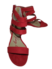 American Rag Casen Canvas Wedge Sandal Red