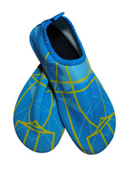 Diva General Blue/Yellow Lines Water Shoes – Lightweight & Comfortable for Water Activities, Sizes 34-35