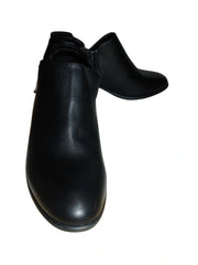 Wild Diva Lounge Black Side Zipper Ankle Boot - Women's Size 8.5 | Chic & Versatile Footwear