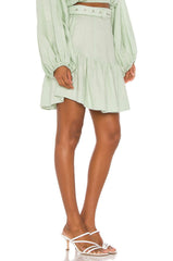 belt mini skirt