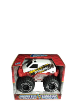 Turbo Wheels Monster Truck - White Die Cast Metal Van