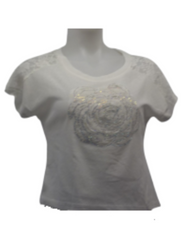 Runway Paris White Rose Top