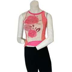 Libertalia Cream/Pink Tank Top