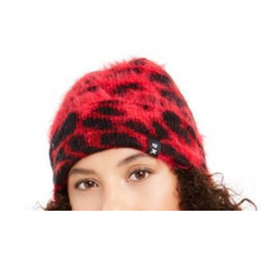 DKNY red/black beanie