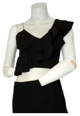 Diva General Corporation Black Crop Top