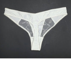 Elomi Occasions Serena Bridal Thong White