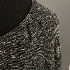 Moa Moa Black/White Sheer Edge Sweater