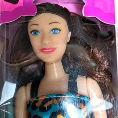 Fashion Doll Poupee Mode - Cheetah Print Dress