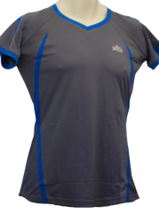 Vola Gray/Blue Athletic T-Shirt