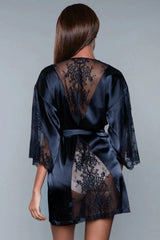 Be Wicked Satin and Lace Grace Robe