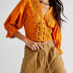 Embroidered Top