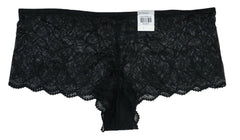 INC International Concepts Lace Boyshort Midnight Black