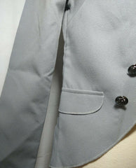 Suvimuga Gray Button-Accent Blazer
