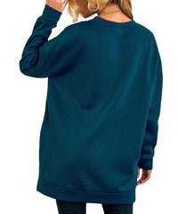 GYK Blue Dolman Sweatshirt size L