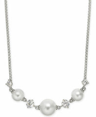 Eliot Danori Crystal & Imitation Pearl Statement Necklace