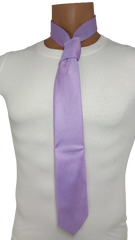 Kenneth Cole Purple/Grey Pin Stripe Tie