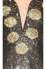 embellished mini dress long sleeve