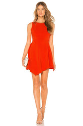 Bright Red Mini Dress