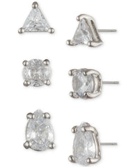 Givenchy Silver-Tone 3-Pc. Set Earrings Silver