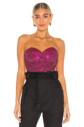 retrofete Katie Bustier in Orchid Pink - size XS