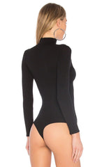 n:philanthropy Brooke Turtleneck Bodysuit in Black - size S