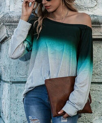 Gradient Off-The-Shoulder Top size XXL