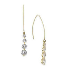 INC International Concepts Crystal Graduated Earrings