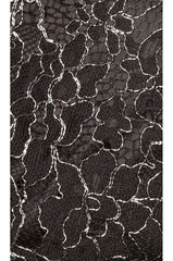 black metallic mini dress