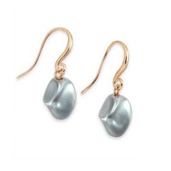 Charter Club Gold-Tone White Imitation Pearl Drop Earrings