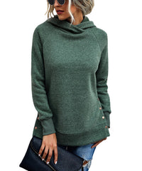Supreme Fashion Green Side-Snap Hoodie size M