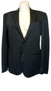 Hugo Boss Navy/Black Slim Fit Check Jacket 44R