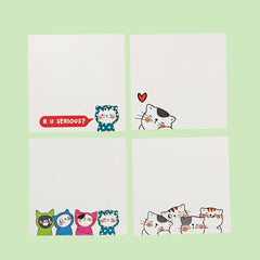 3X3'' Colorful Print Sticky notes 80 sheets.(5 per pack)